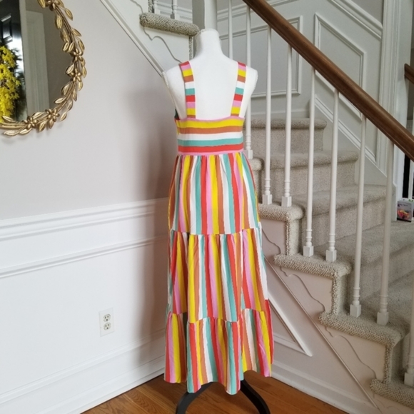 NWOT J. Crew rainbow stripe maxi dress - size small - Picture 3 of 4
